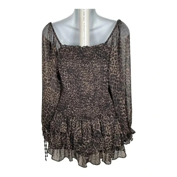 Olivaceous Cheetah Print Dress‎ - Picture 2 of 5